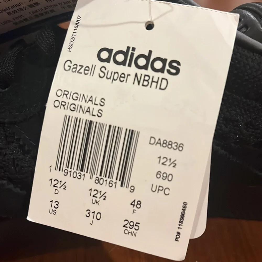 Adidas Gazelle Super NBHD Neighborhood Shoes Sneakers new DA8836 Mens Size 13